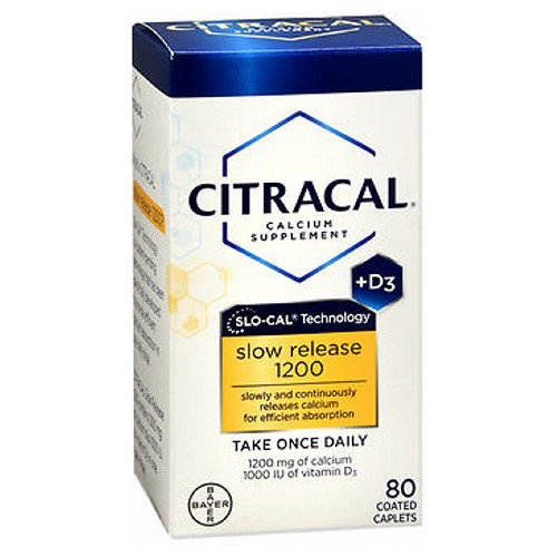 Venta Internacional- Citracal Calcium Plus D de Liberación Lenta 80 Comprimidos