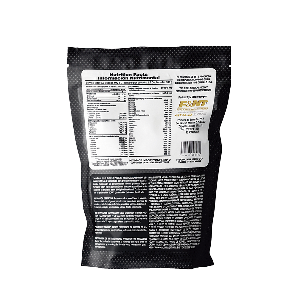 Foto 3 pulgar | Whey Protein F&nt Proteína de Suero de Leche Sabor Nuez 500 gr