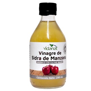 Foto 1 | Vinagre de Sidra de Manzana con Cultivo Madre 250 Ml Vidanat