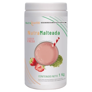 Foto 1 | Polvo para preparar Malteada sabor fresa. Sin grasa Sin azúcar 15 g proteína por porción. Fácil y rápida preparac