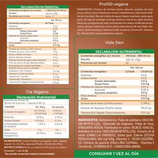 Foto 6 | Combo Nutrasien100: Proteína Vegana Chocolate, Suplementos, Shaker, Plan Y Seguimiento 30 Días. Bienestar Total.