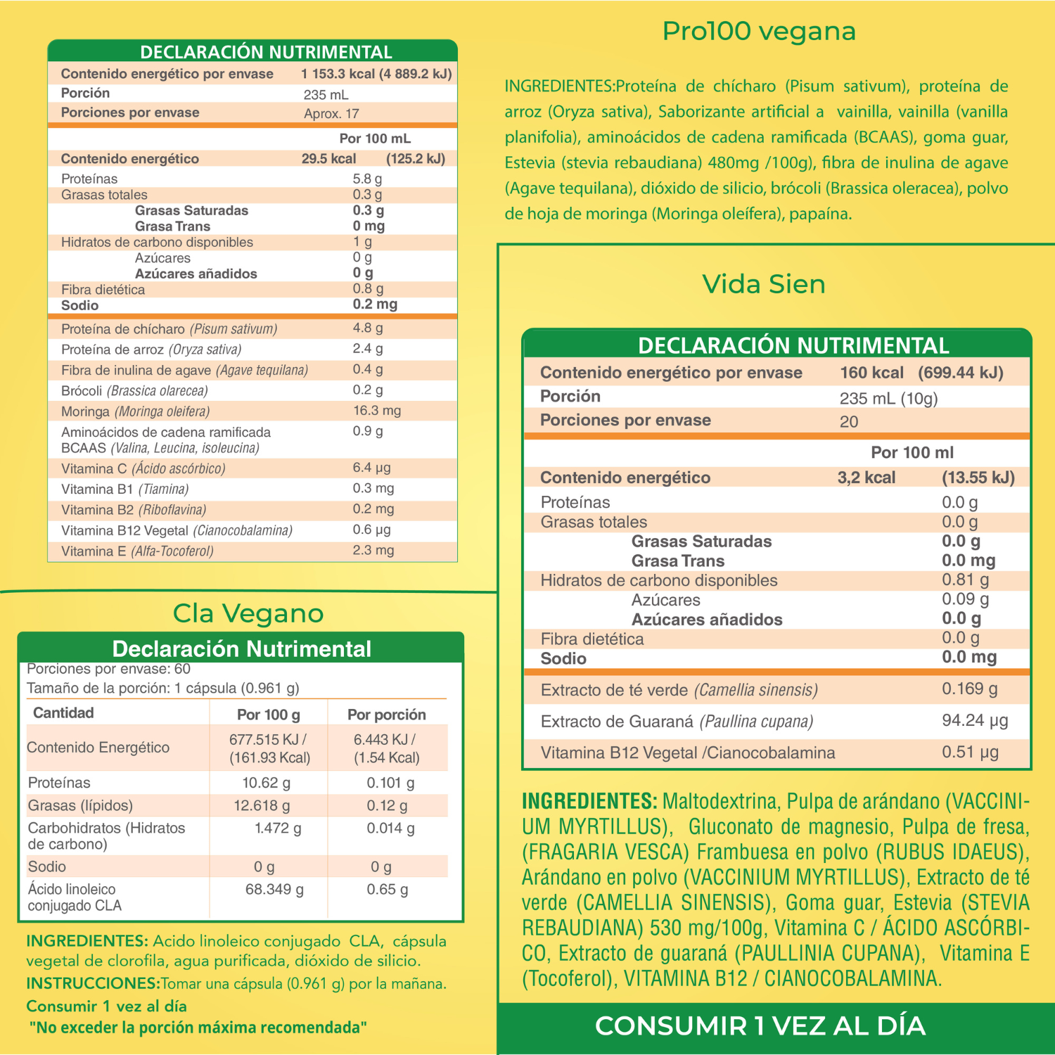 Foto 6 | Combo Nutrasien100: Proteína Vegana Vainilla, Suplementos, Shaker, Plan Y Seguimiento 30 Días. Bienestar Total.