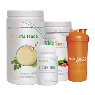Foto 1 | Combo Nutrasien100: Malteada Vainilla, Suplementos, Shaker, Plan Y Seguimiento 30 Días. Bienestar Total.