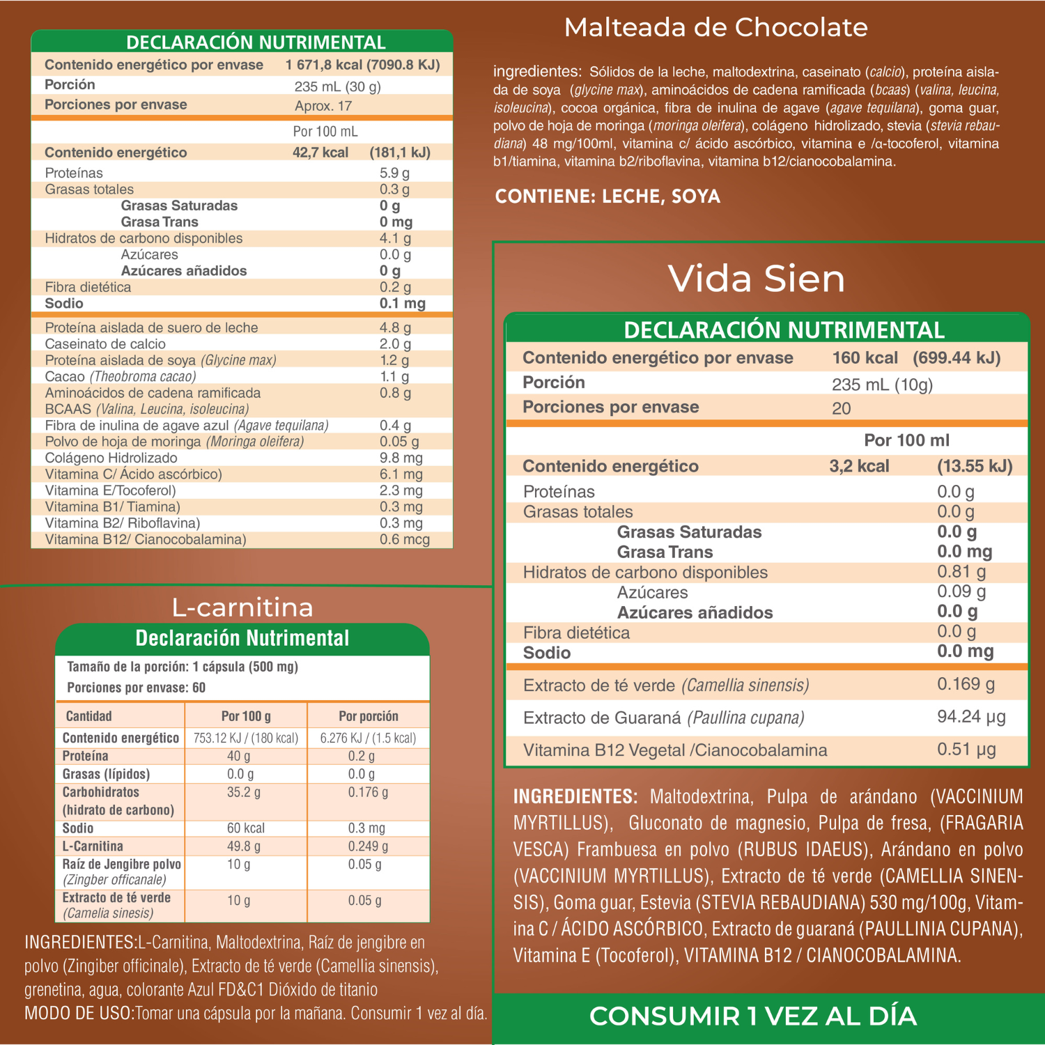 Foto 6 | Combo Nutrasien100: Malteada Chocolate, Suplementos, Shaker, Plan Y Seguimiento 30 Días. Bienestar Total.