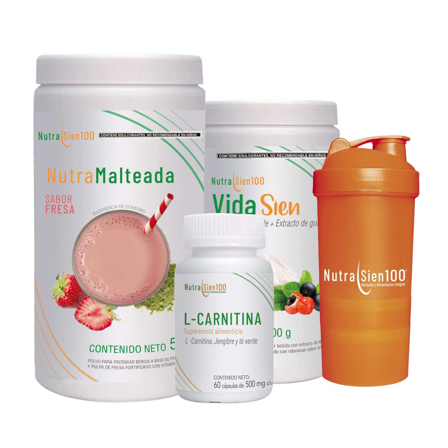 Foto 2 pulgar | Combo Nutrasien100: Malteada Fresa, Suplementos, Shaker, Plan Y Seguimiento 30 Días. Bienestar Total.