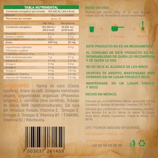 Foto 6 | Café Keto Termogénico Pre-entreno. Con L-carnitina Colágeno BHB Omegas. Sin Azúcar. 200g
