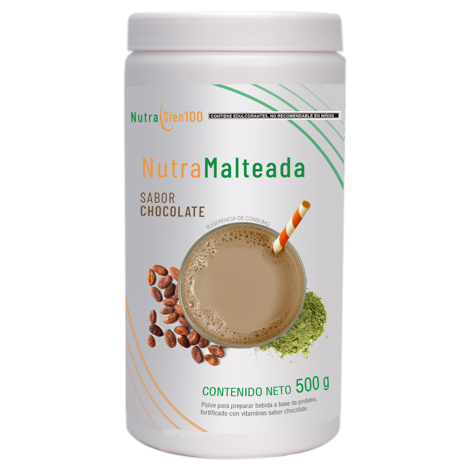 Foto 2 pulgar | Polvo para preparar Malteada sabor chocolate. Sin grasa Sin azúcar 15 g proteína por porción. Fácil y rápida