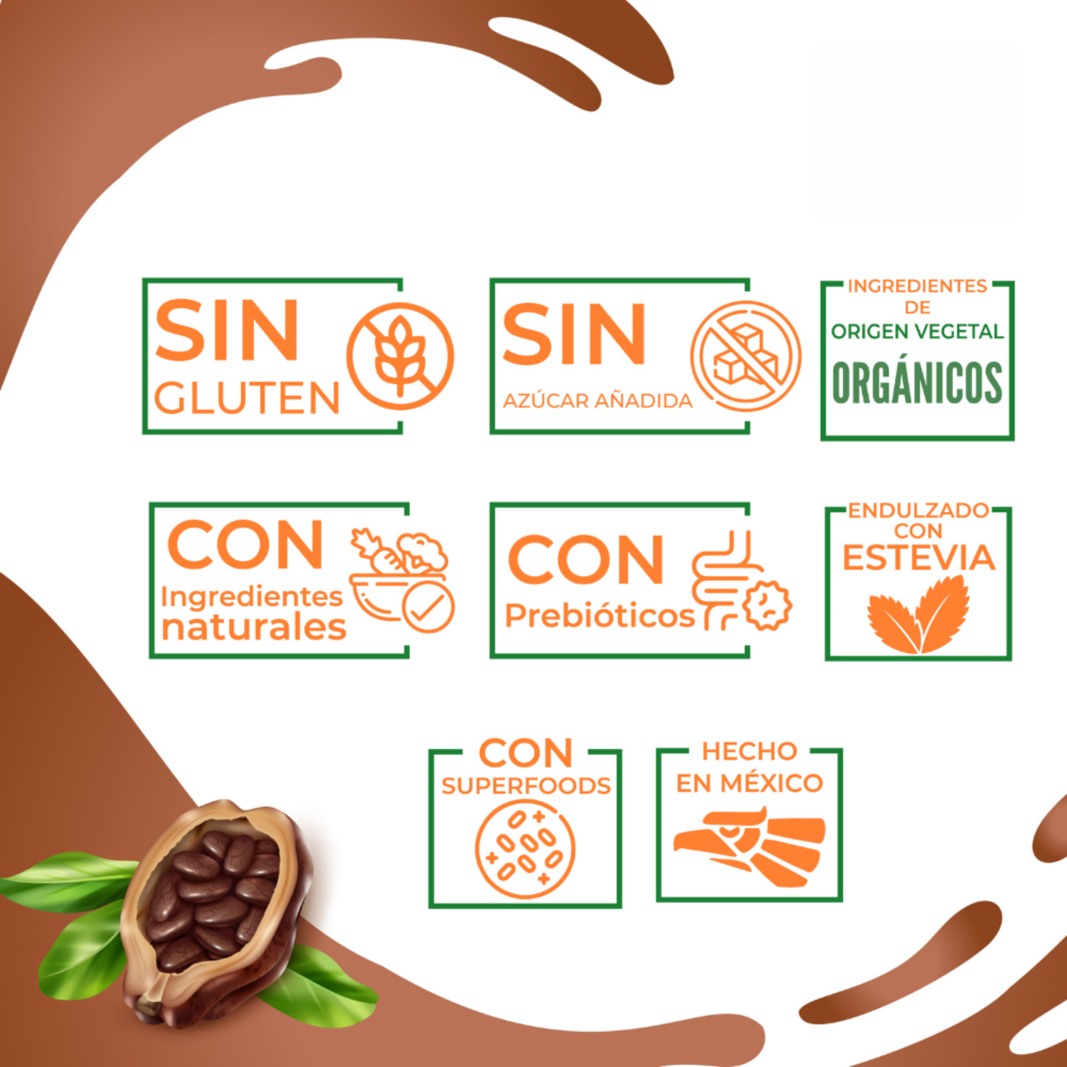 Foto 5 pulgar | Polvo para preparar Malteada sabor chocolate. Sin grasa Sin azúcar 15 g proteína por porción. Fácil y rápida