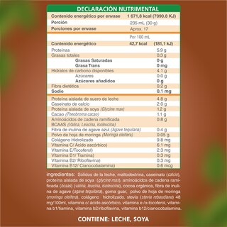 Foto 6 | Polvo para preparar Malteada sabor chocolate. Sin grasa Sin azúcar 15 g proteína por porción. Fácil y rápida