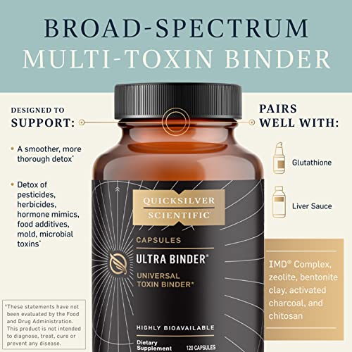 Foto 5 pulgar | Venta Internacional - Suplento Toxin Binder Quicksilver 120 Capsulas