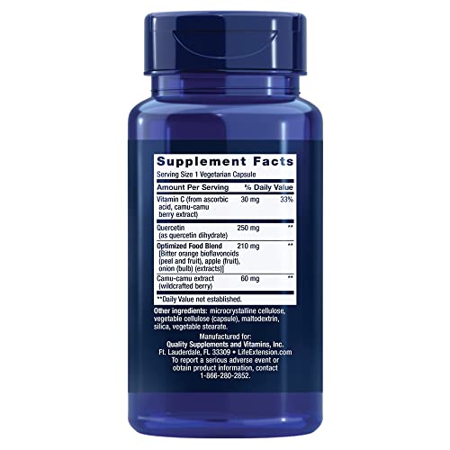 Foto 4 pulgar | Venta Internacional-Quercetina Life Extension 250 mg