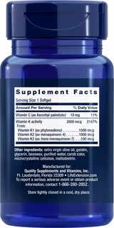 Foto 2 | Venta Internacional- Cápsulas Blandas Supplement Life Extension Super K 90 Paquete de 2