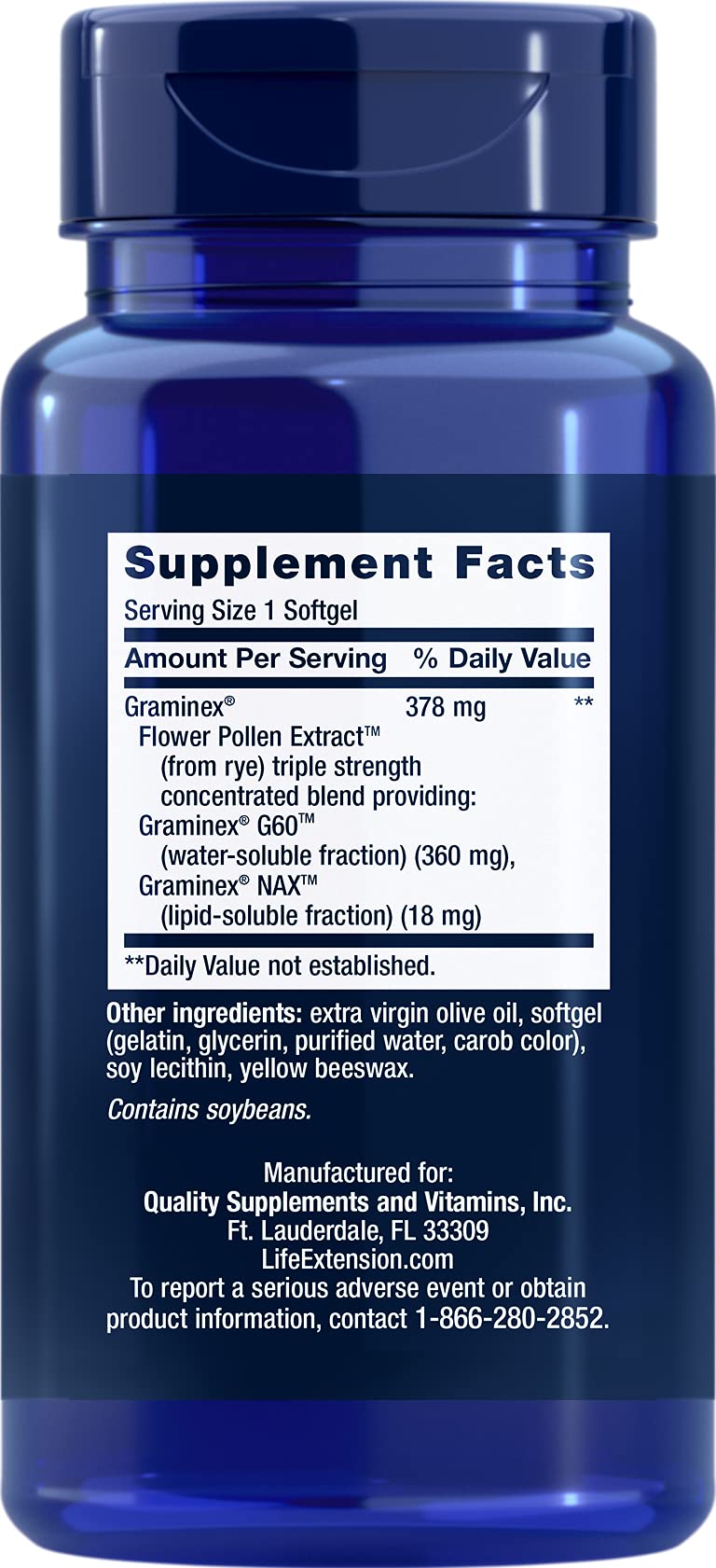 Foto 2 pulgar | Supplement Life Extension Triple Strength Prosta Polen Para  - Venta Internacional.