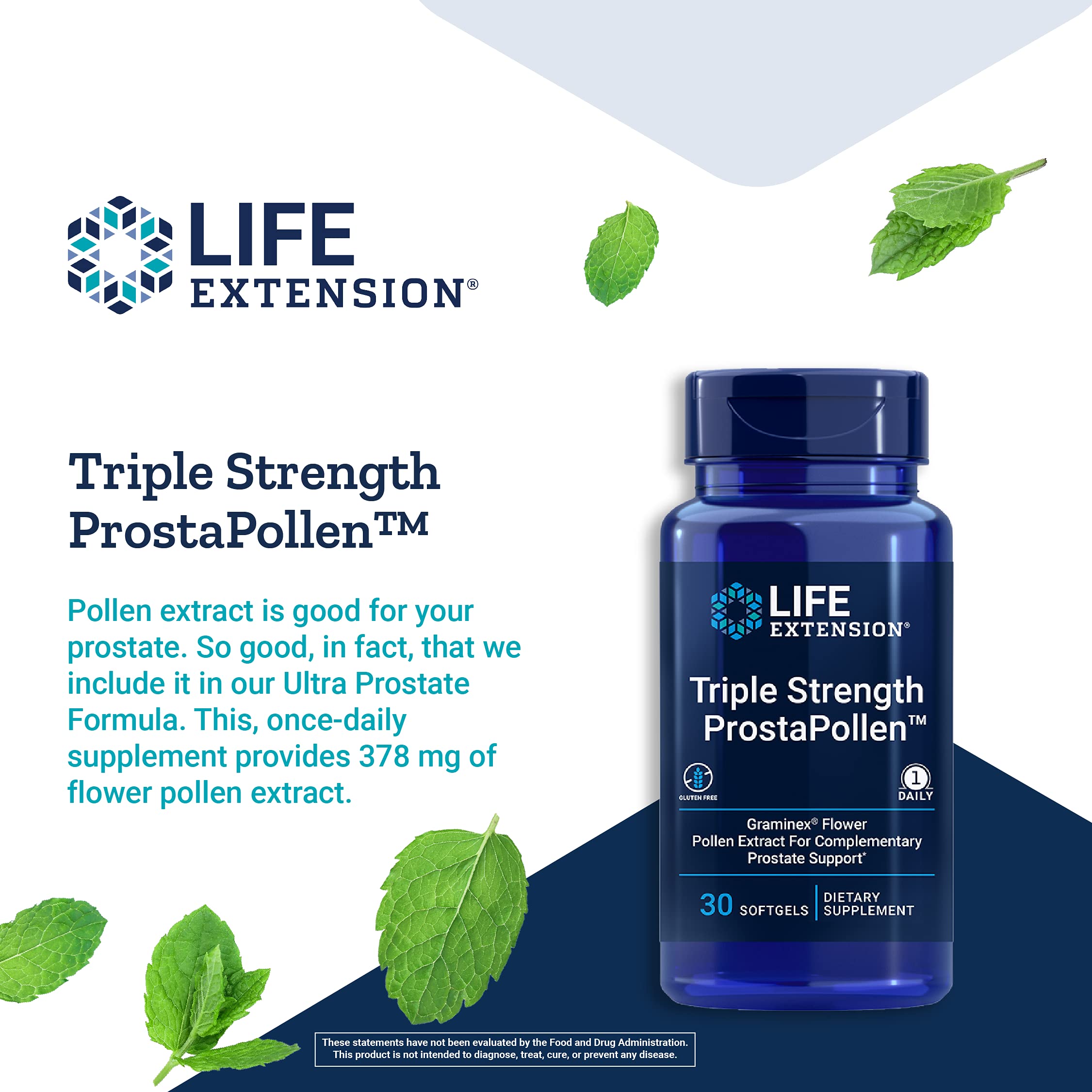 Foto 4 pulgar | Supplement Life Extension Triple Strength Prosta Polen Para  - Venta Internacional.