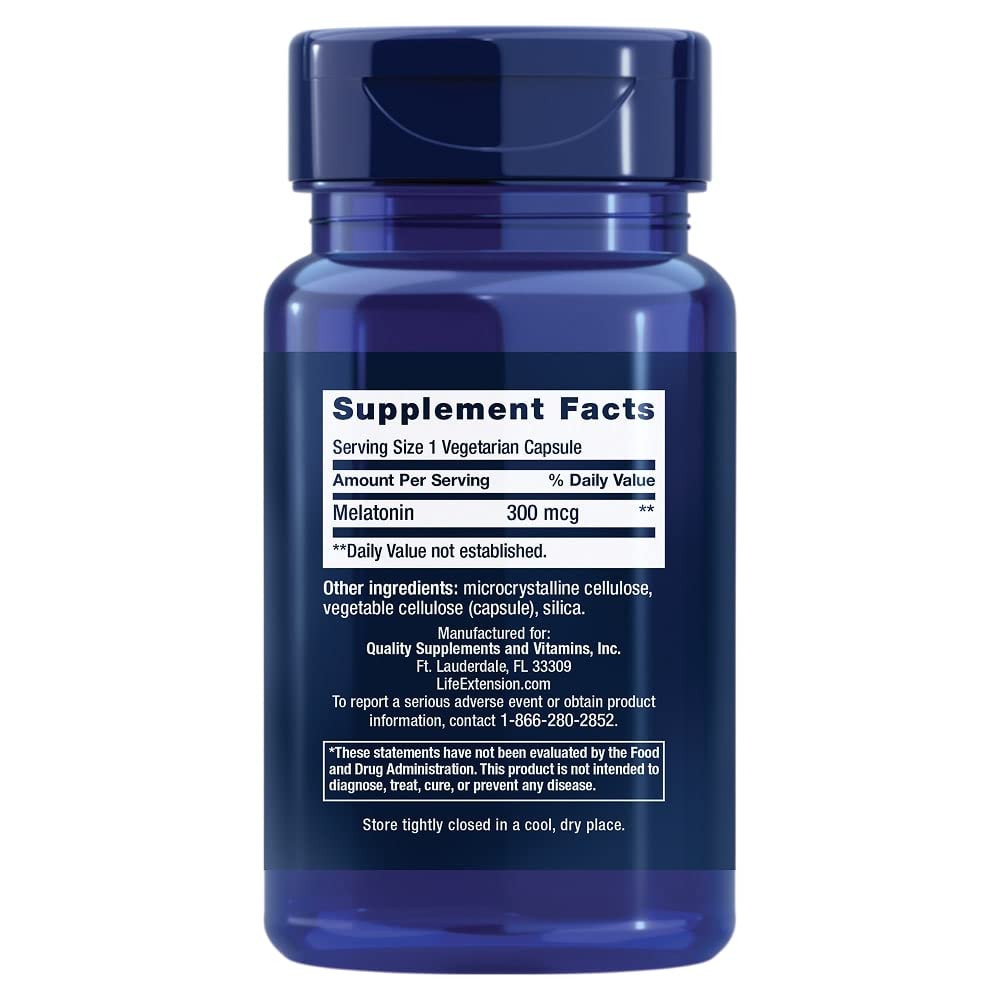 Foto 2 pulgar | Venta Internacional-Suplemento para Dormir Life Extension Melatonin 300 mcg