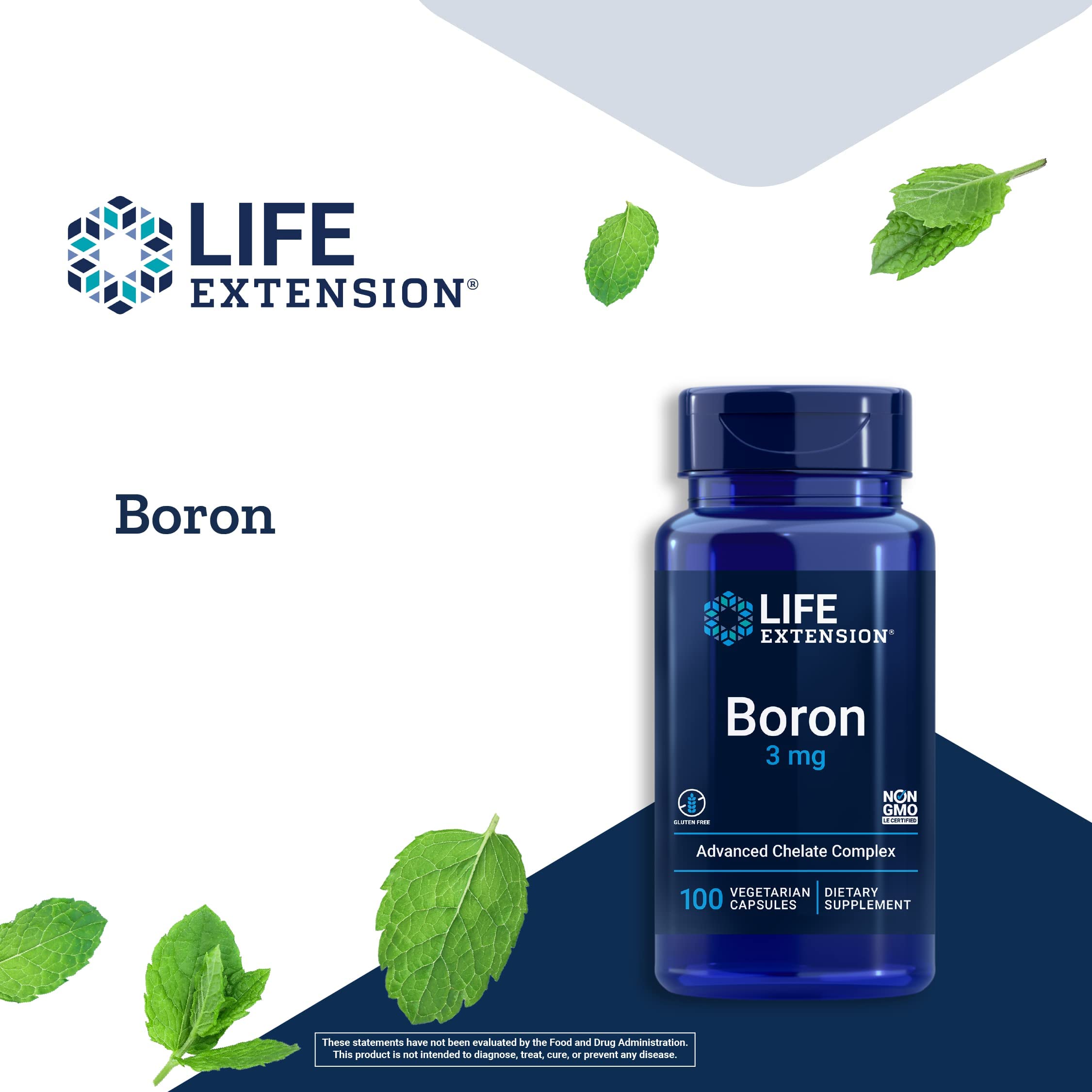 Foto 4 pulgar | Venta Internacional-supplement Life Extension Boron 3 Mg 100 Cápsulas