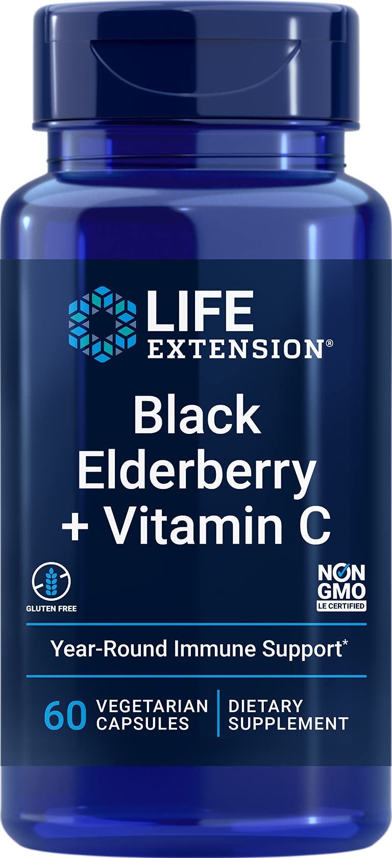 Foto 5 pulgar | Suplemento Life Extension Con Saúco Negro Y Vitamina C - Venta Internacional.
