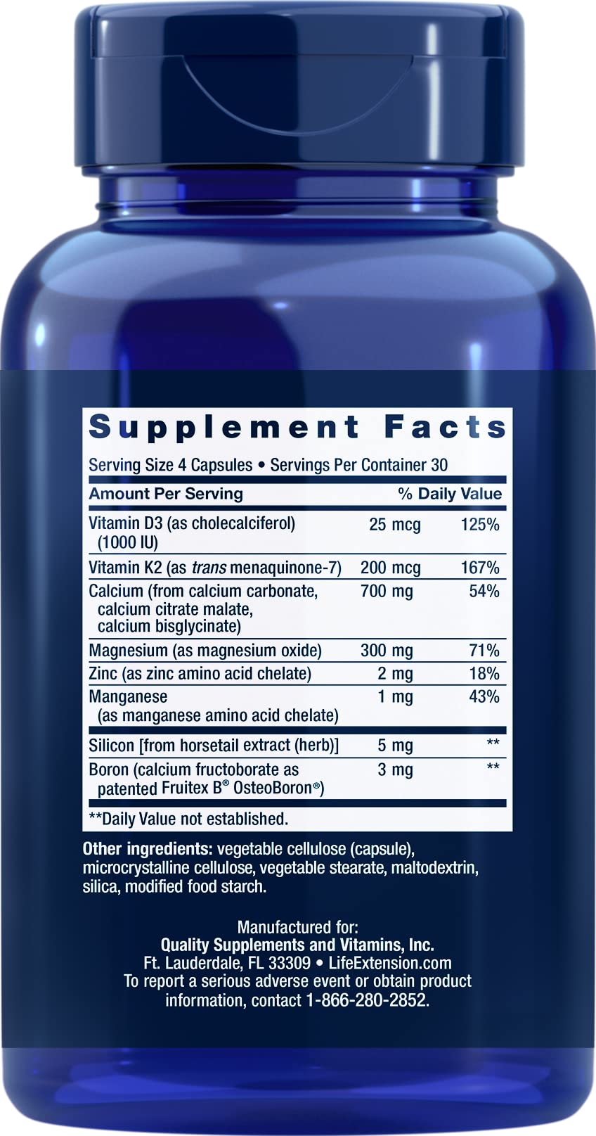 Foto 1 | Complemente Life Extension Bone Restore Con Vitamina K2 120  - Venta Internacional.