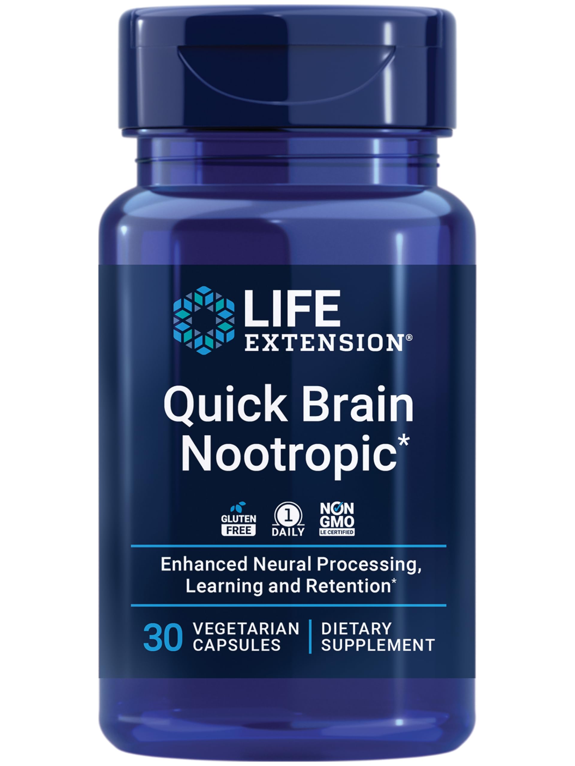 Venta Internacional- Nootropic Life Extension Quick Brain 30 Cápsulas