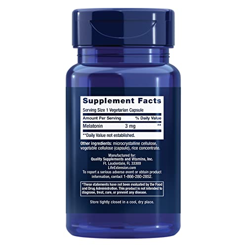 Foto 4 pulgar | Venta Internacional-Melatonina Life Extension 3 mg