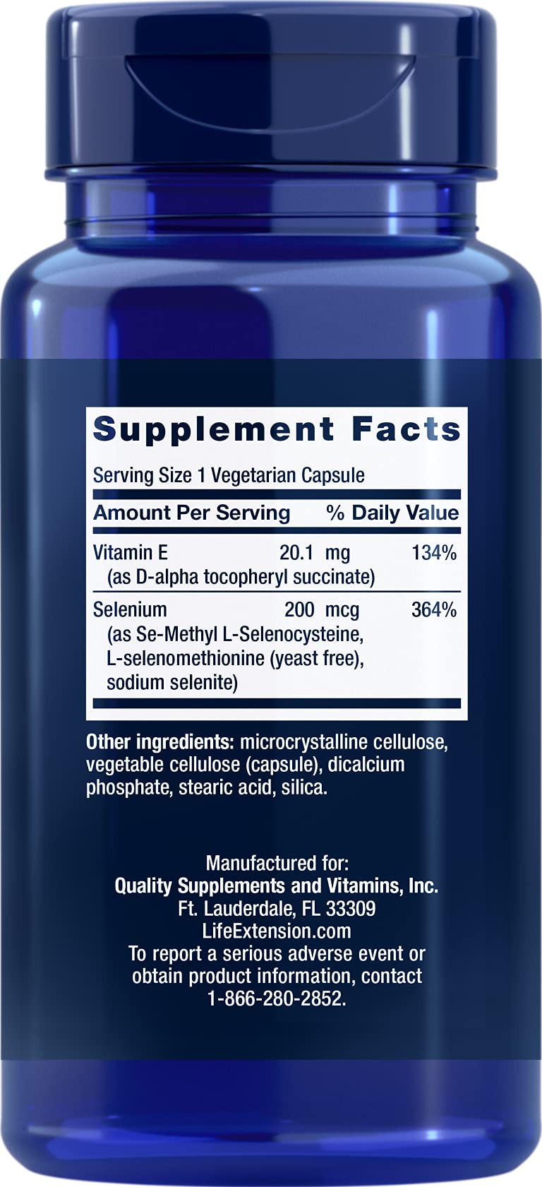 Foto 2 pulgar | Supplement Life Extension Super Selenium Complex 200 Mcg + V - Venta Internacional.