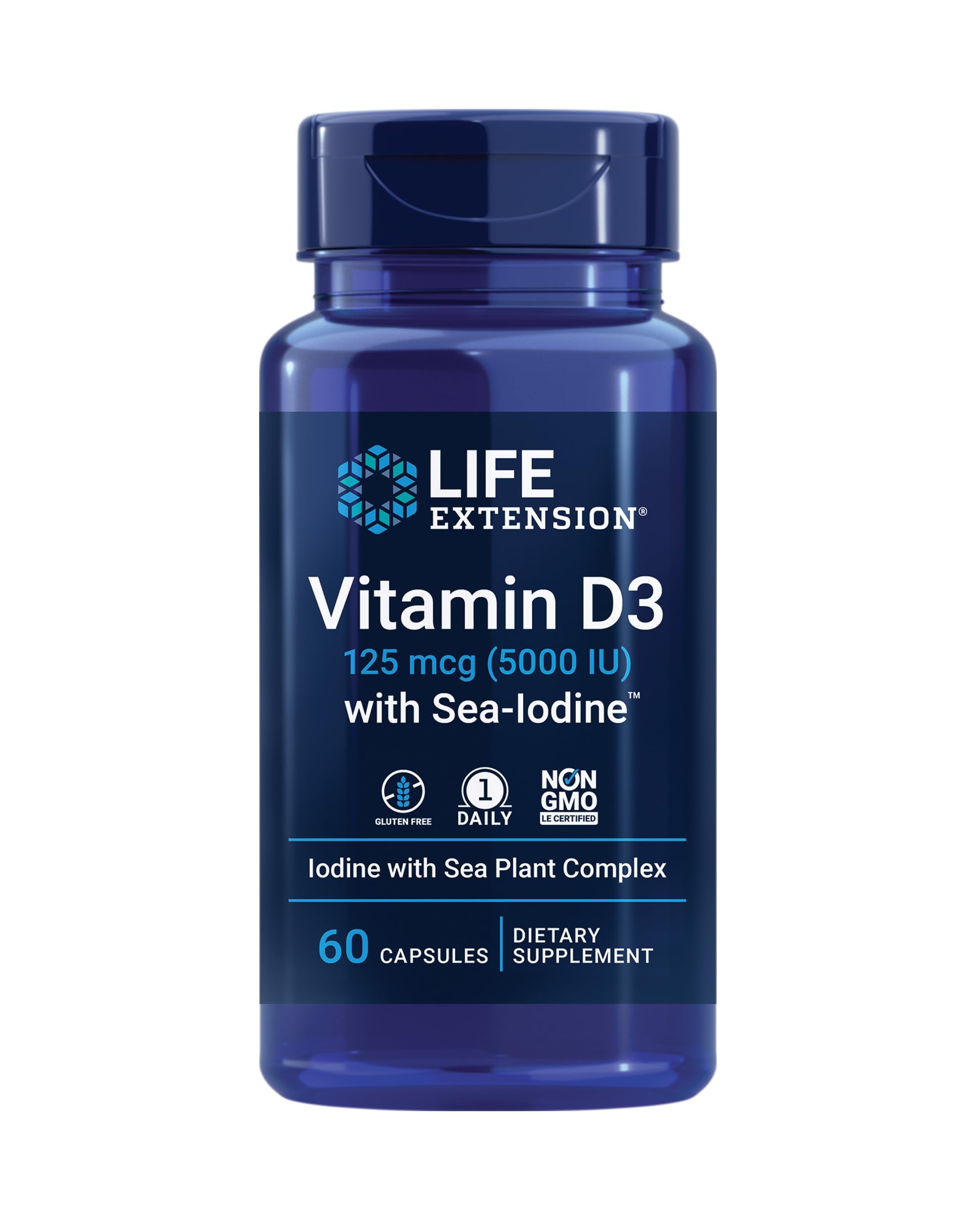 Foto 2 pulgar | Venta Internacional - Suplemento Life Extension Vitamina D3 125 Mcg
