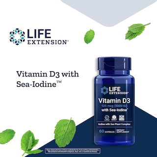 Foto 2 | Venta Internacional - Suplemento Life Extension Vitamina D3 125 Mcg
