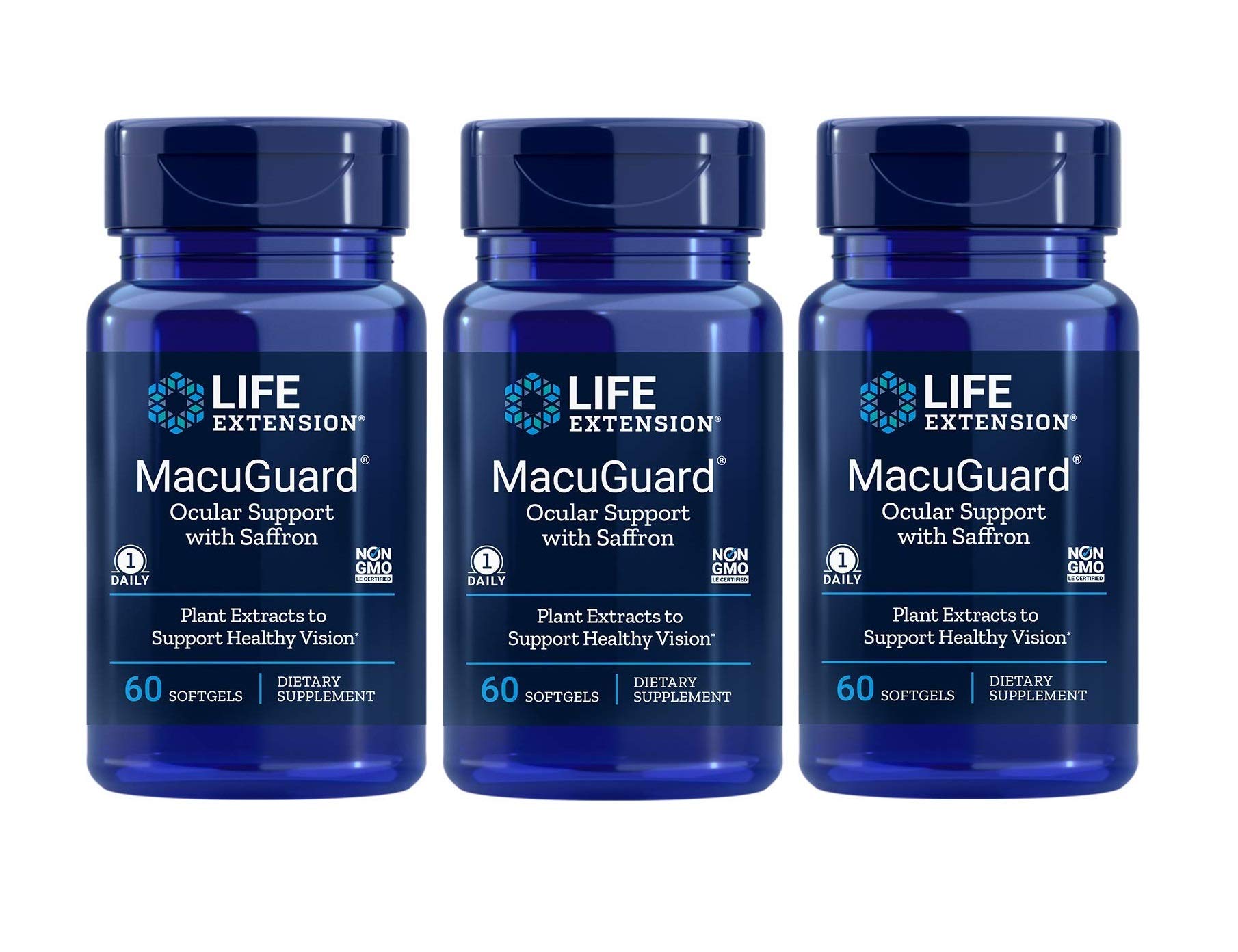 Foto 2 pulgar | Venta Internacional-Soporte Ocular Supplement Life Extension Macuguard 60 Softge