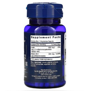 Foto 1 | Suplemento De Folato Optimizado Life Extension L-methylfola - Venta Internacional.