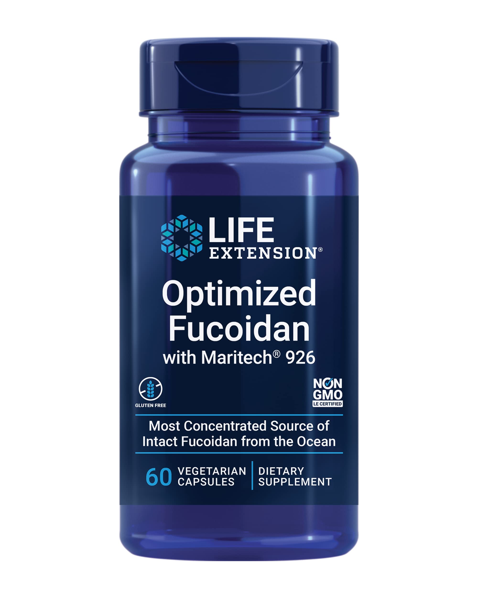 Foto 2 pulgar | Venta Internacional-Suplemento Life Extension de Optimized Fucoidan 60 Cápsulas