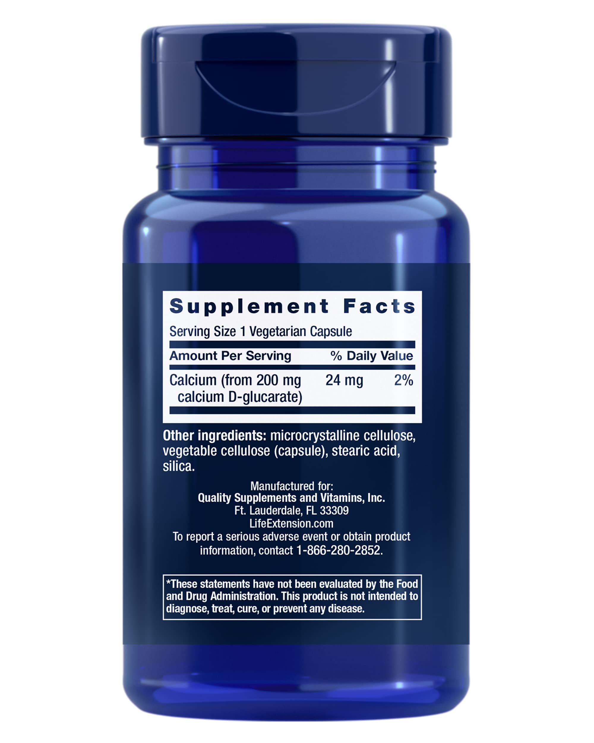 Foto 4 pulgar | Venta Internacional- Detox de 200 mg de D-Glucarato de Calcio Life Extension