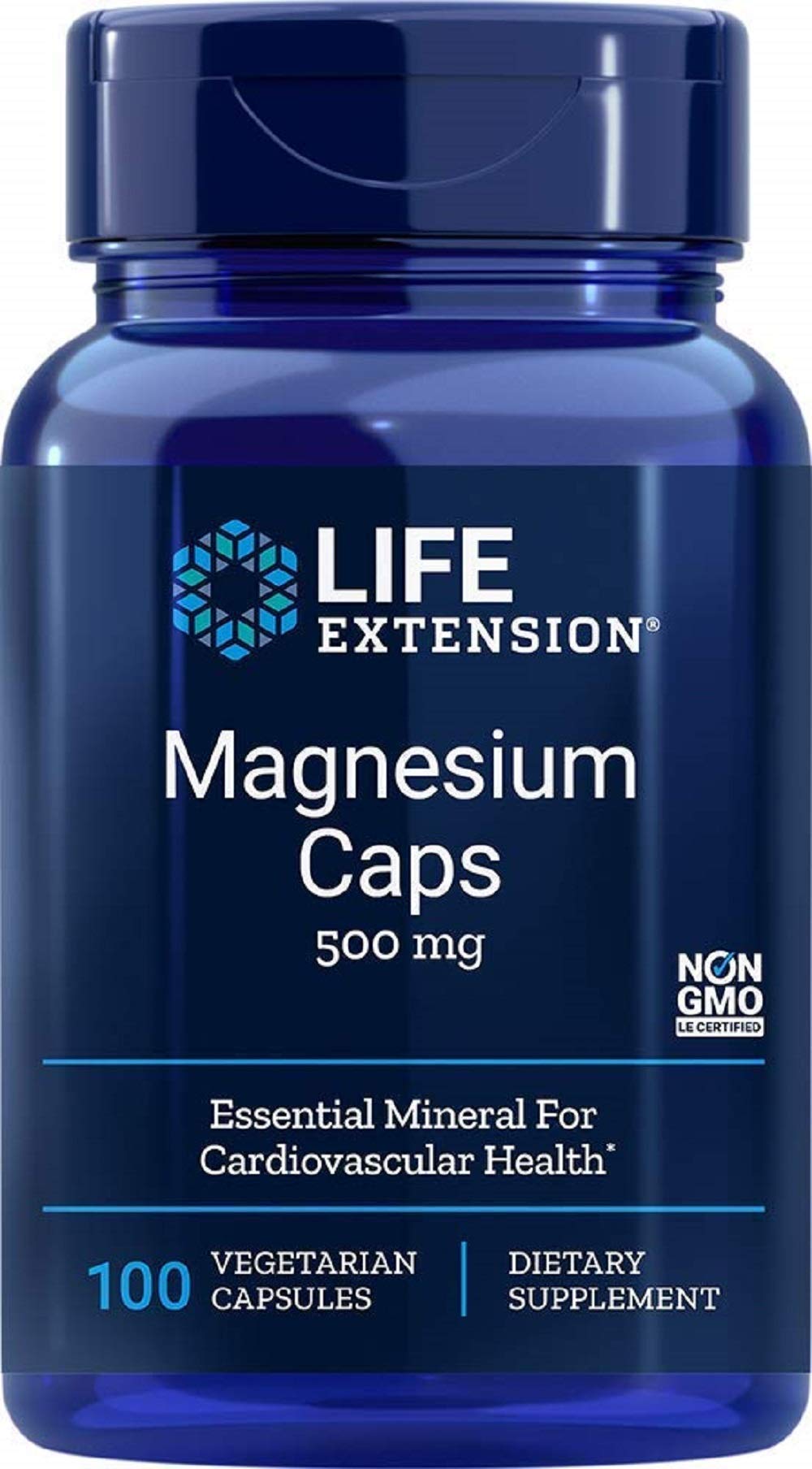 Foto 2 pulgar | Venta Internacional-cápsulas Vegetarianas De Magnesio Life Extension 500 Mg 100