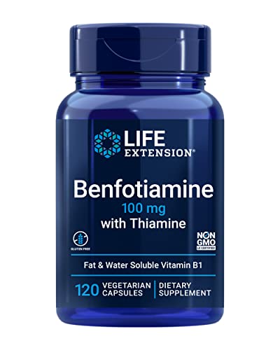 Venta Internacional-Suplemento Life Extension de Benfotiamina 120 Cápsulas