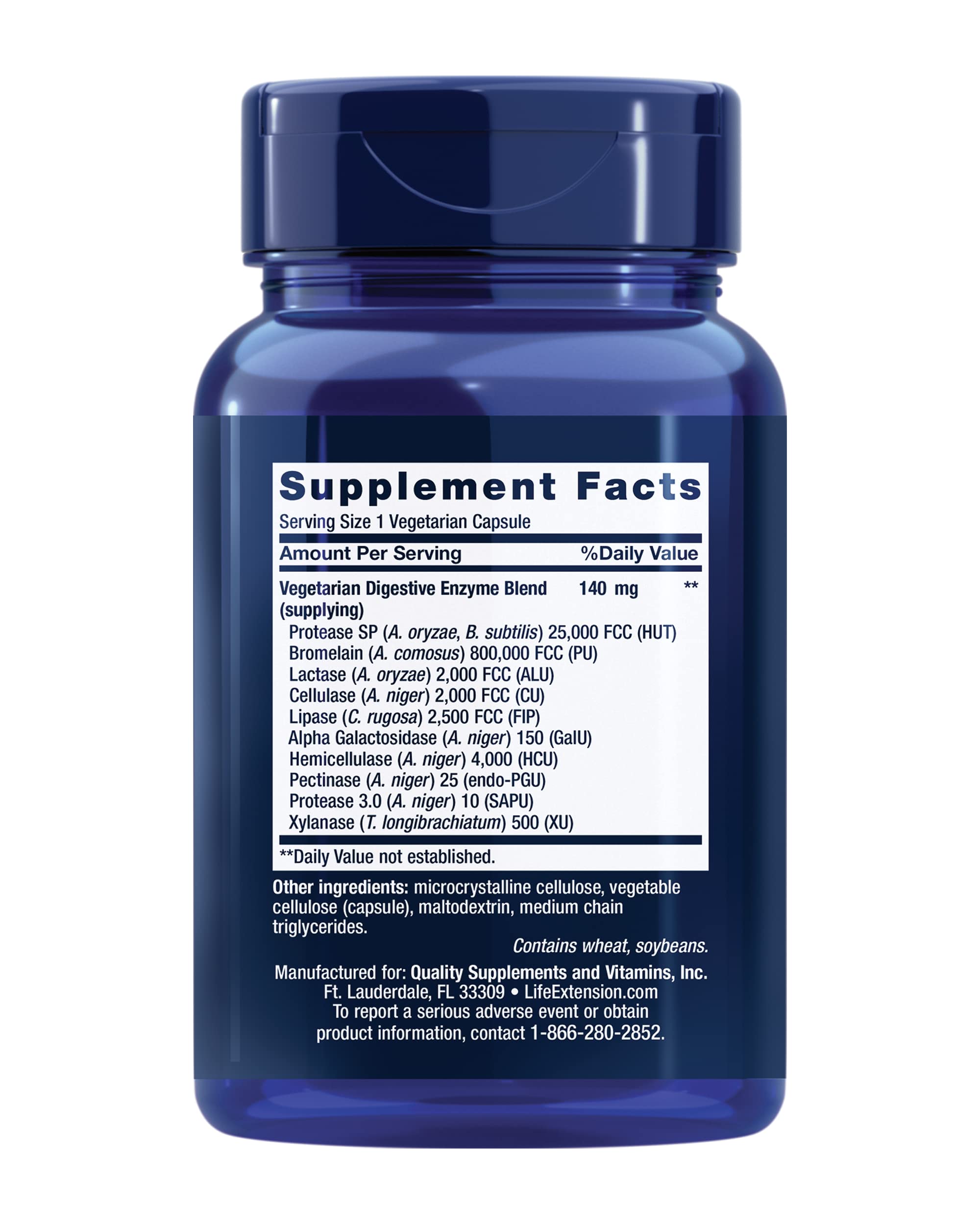 Enzimas Digestivas Life Extension Mejoradas Super Digestive  - Venta Internacional.
