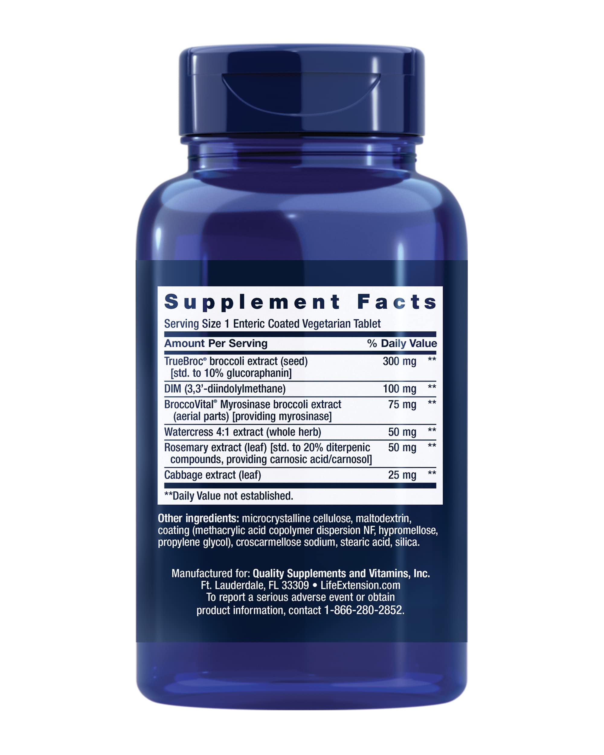 Foto 1 | Brócoli Y Crucíferos B Optimizados Para Supplement Life Exte - Venta Internacional.