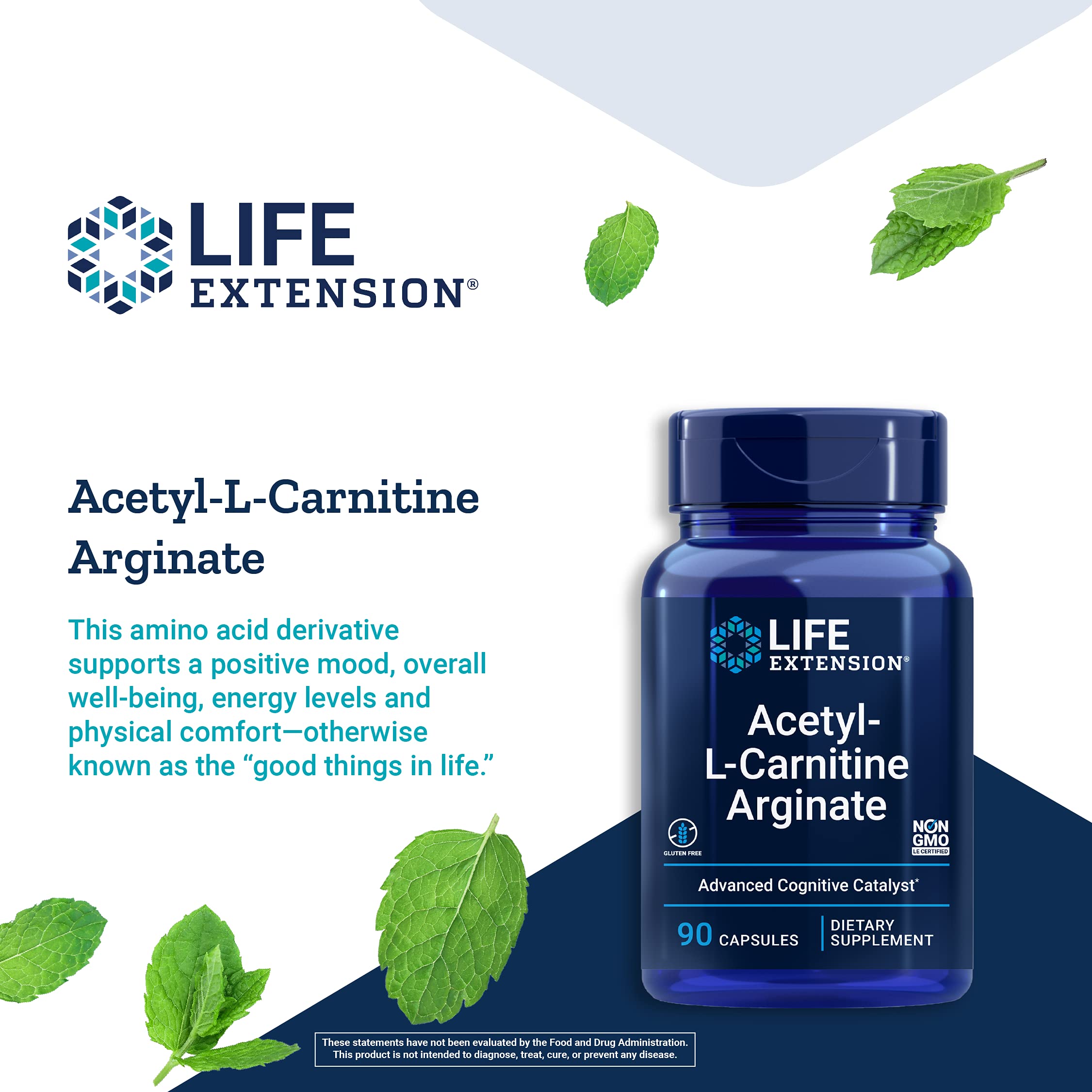Foto 5 pulgar | Venta Internacional - Suplemento de Arginato de Acetil-l-carnitina Life Extension