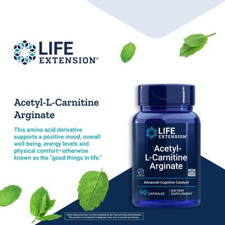 Foto 4 | Venta Internacional - Suplemento de Arginato de Acetil-l-carnitina Life Extension