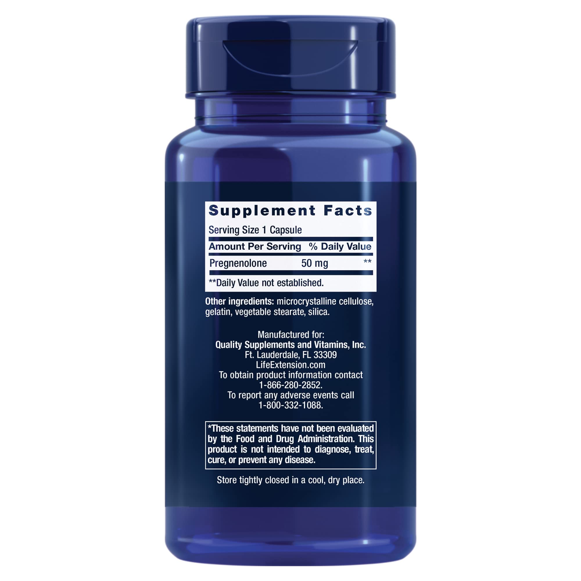 Foto 3 pulgar | Venta Internacional- Suplemento Life Extension Pregnenolona 50 mg