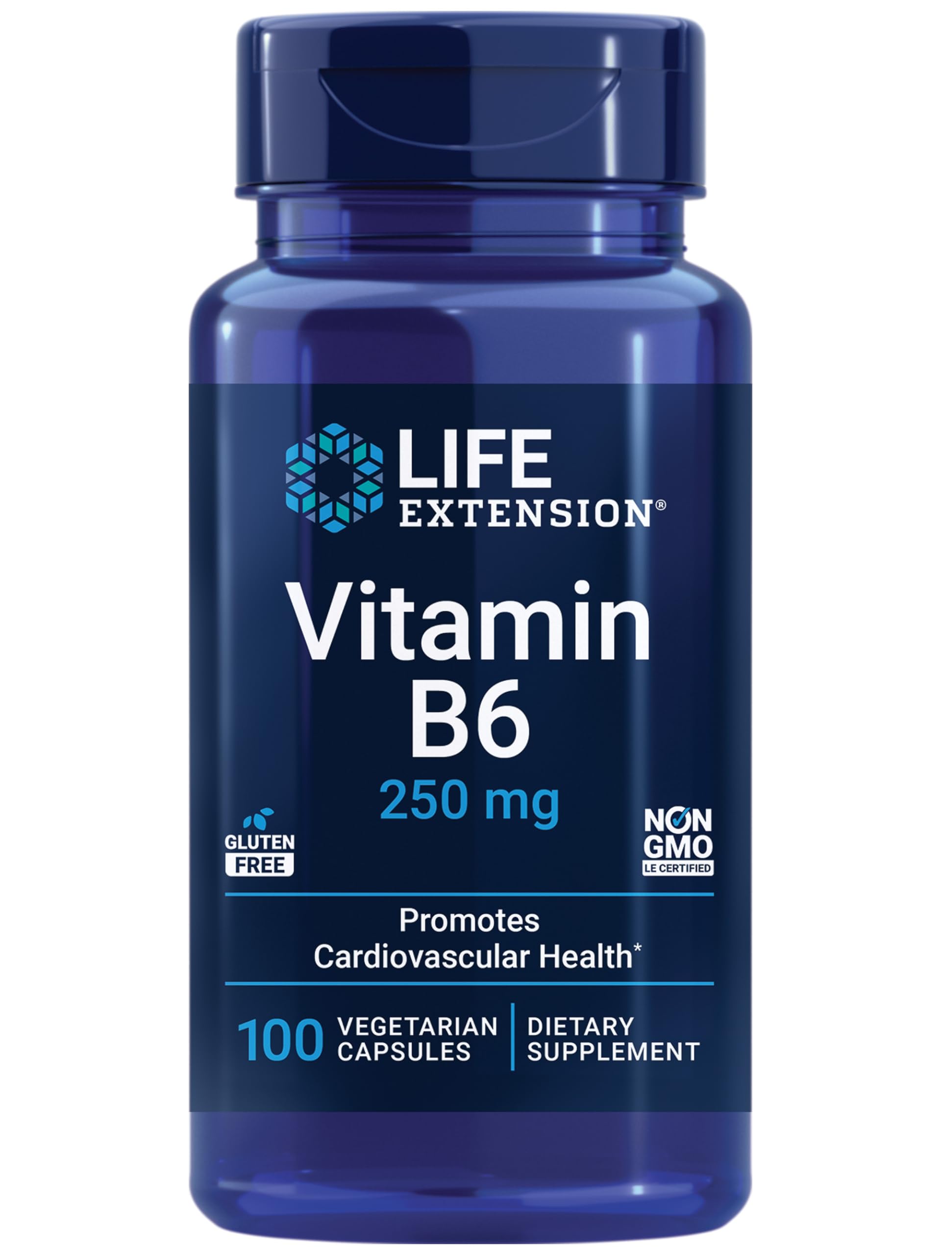 Foto 2 pulgar | Venta Internacional- Suplemento de Vitamina B6 Life Extension 250 mg