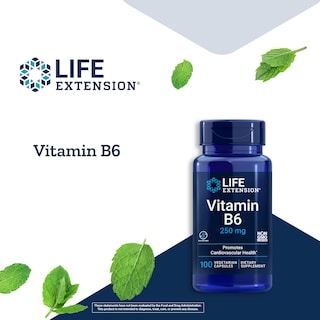 Foto 3 | Venta Internacional- Suplemento de Vitamina B6 Life Extension 250 mg
