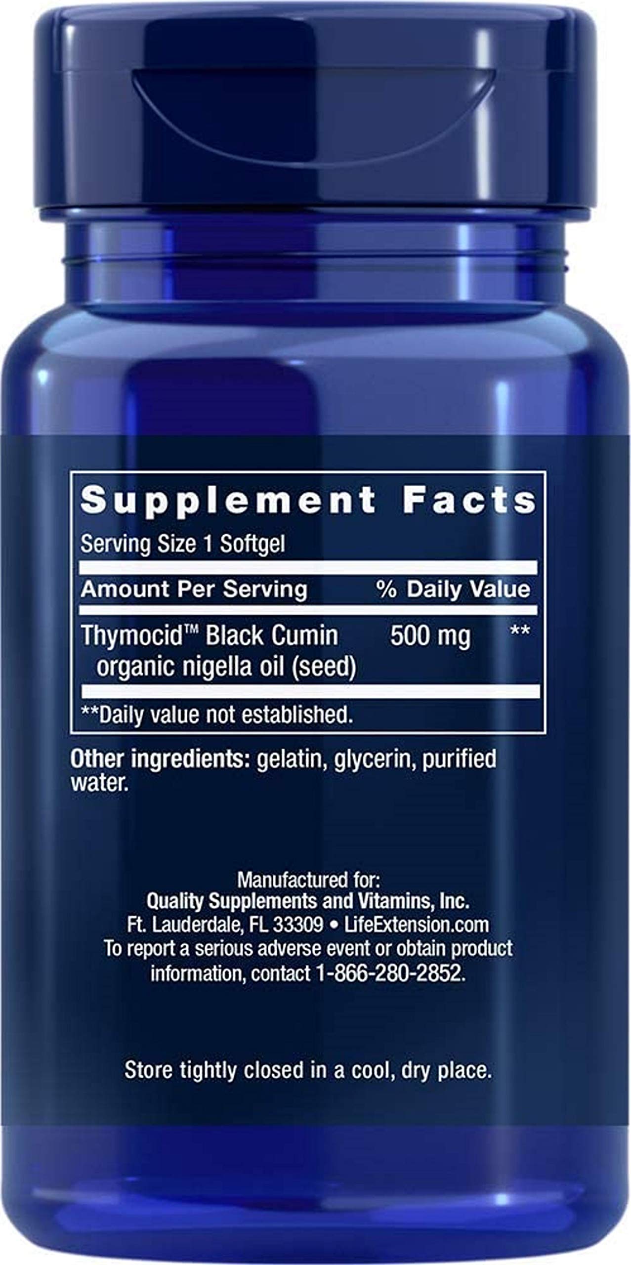 Foto 3 pulgar | Venta Internacional-Aceite de Semillas de Comino Negro Supplement Life Extension