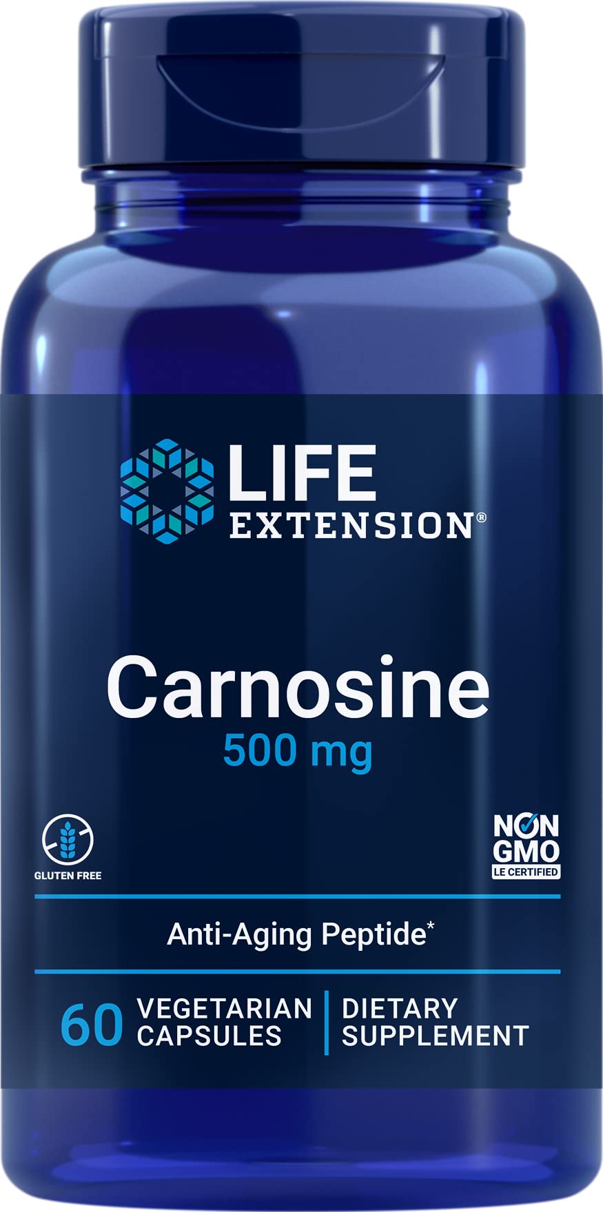 Foto 6 pulgar | Suplemento Life Extension Carnosine 500 Mg Para Combatir El  - Venta Internacional.