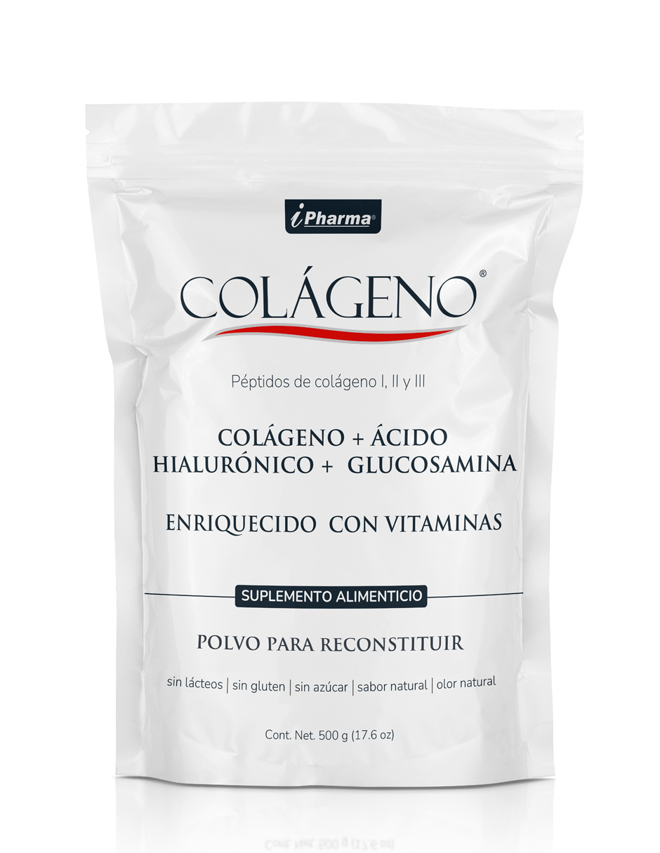 Suplemento Alimenticio Colágeno + Ácido Hialurónico + Glucosamina con Vitaminas