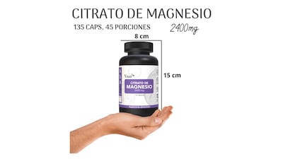 Foto 3 | Citrato De Magnesio 2400mg Vnat 135 Capsulas Magnesium Citrate