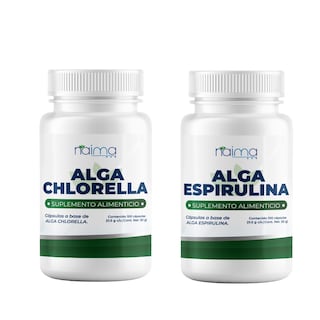 Foto 1 | Alga Espirulina Orgánica 500 Mg 100 Cápsulas C/u Ingredientes Naturales Superfood