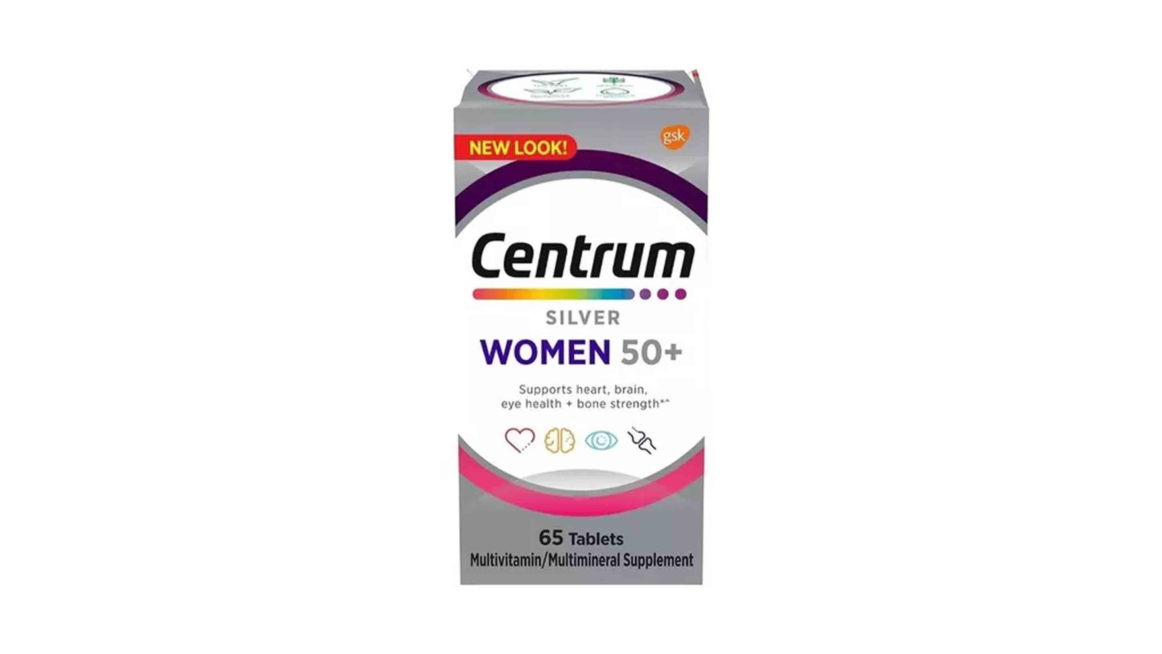 Foto 2 pulgar | Multivitaminico Centrum Silver Mujer 50+ Vitaminas 65 Tabletas