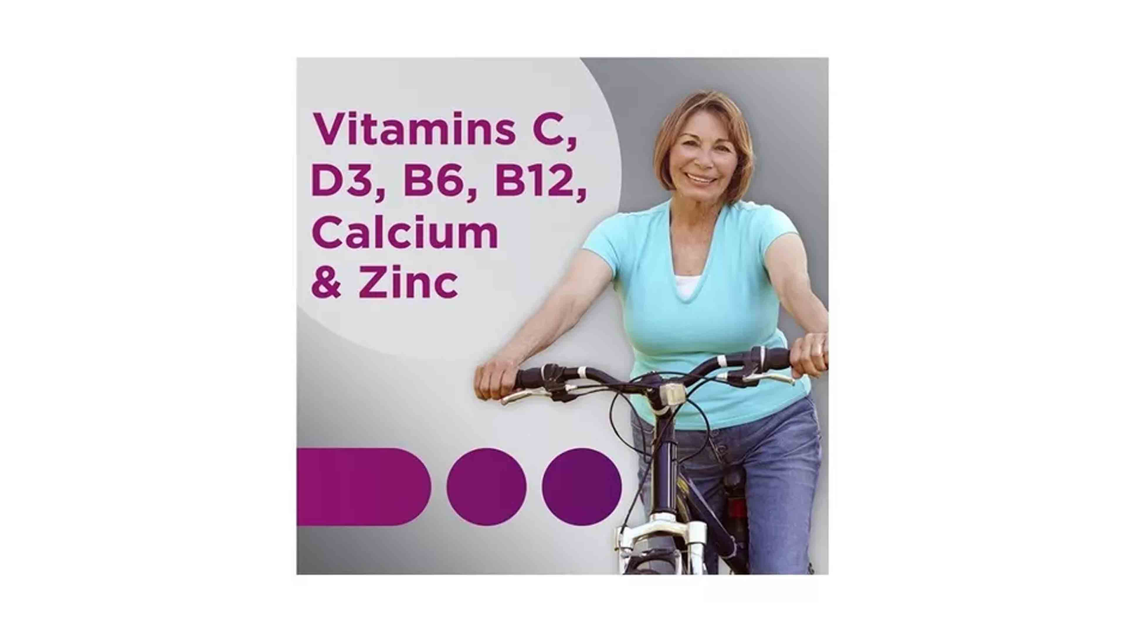 Foto 4 pulgar | Multivitaminico Centrum Silver Mujer 50+ Vitaminas 65 Tabletas