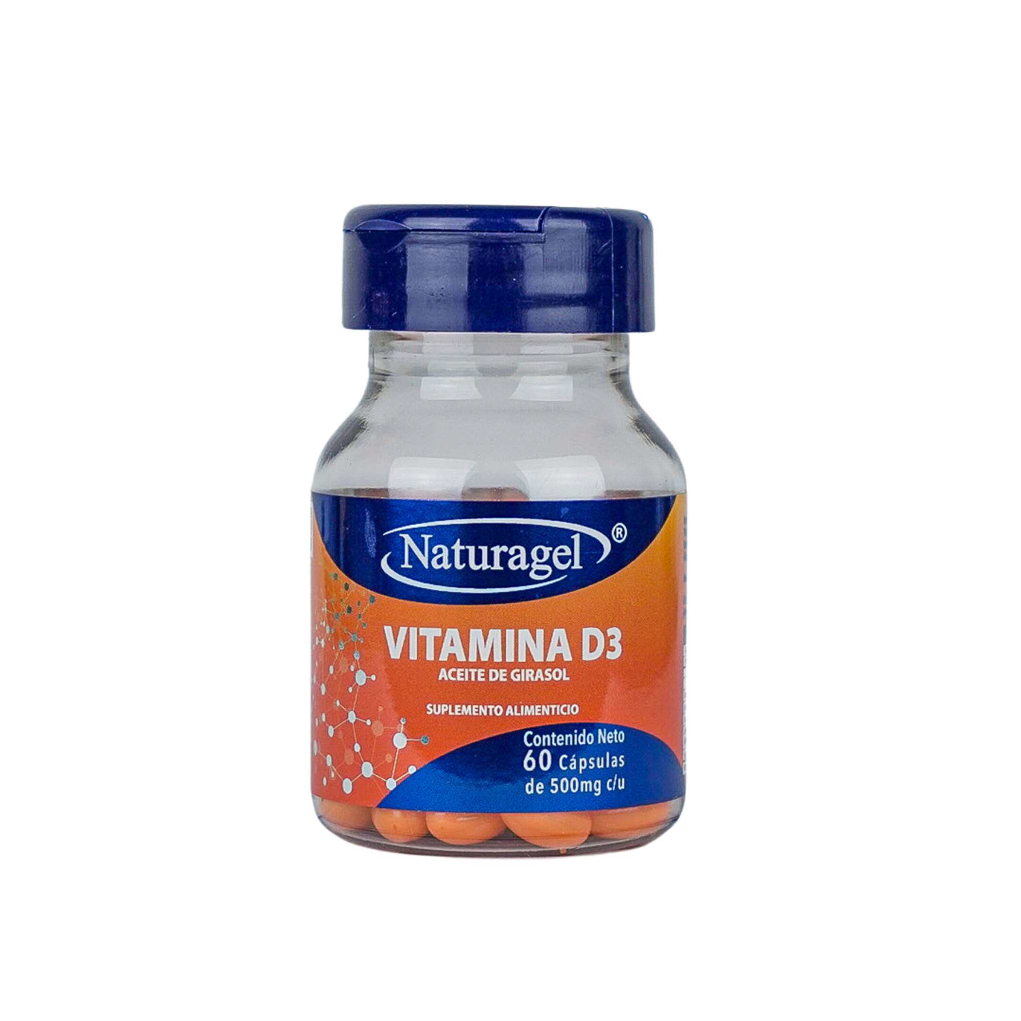 Foto 2 pulgar | Naturagel | Vitamina D3 Con Aceite De Girasol | Fortalecimiento Óseo Y Soporte Inmunológico