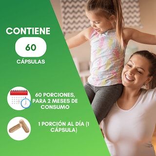 Foto 4 | Cúrcuma Orgánica Ajo Negro Zinc y Vitamina D3 60 Cápsulas Veganas