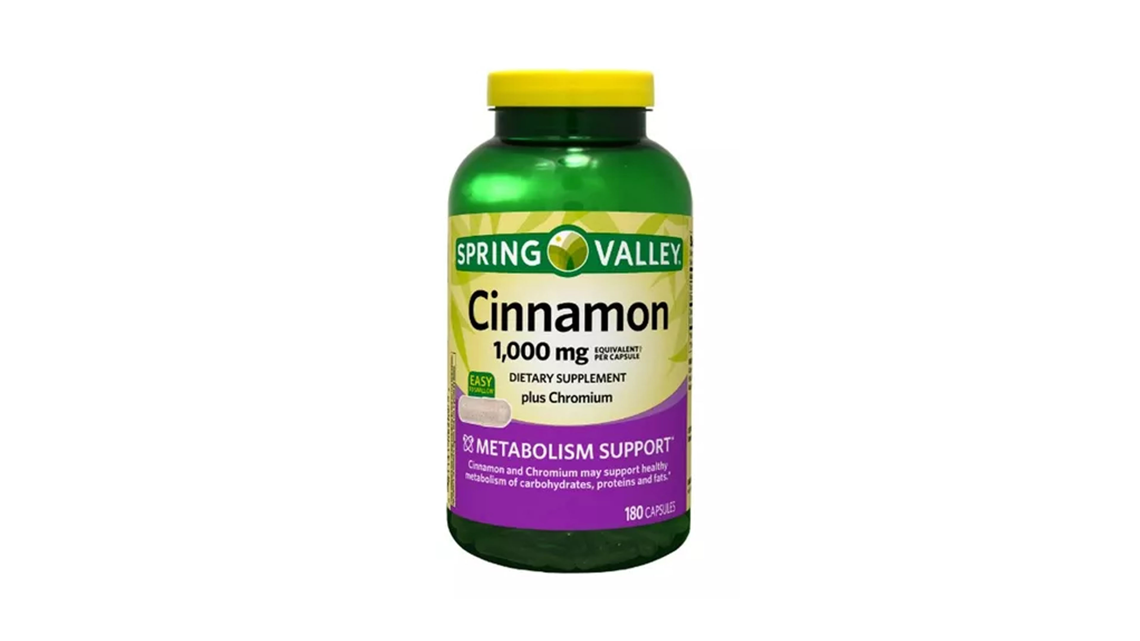 Foto 1 | Canela 1000mg Spring Valley + Cromo 180 Cápsulas